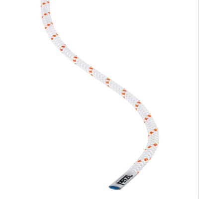 PETZL, Pur Line 6 Mm, Lanyard Hyperstatic, Ultra-Light and Ultra-Strong, White/Orange, 200 M, Unisex-Adult