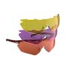 Randolph Eyewear Phantom 2.0 Shooting Glasses for Men or Women  Interchangeable 3-Lens Protective Eyewear Shooting Glasses Set, Sports Sunglasses (Tortoise Frame/Med Yellow) view 1