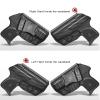 Amberide Ruger LCP .380 IWB Holster,Kydex-Boltaron Inside Waistband Fit Original Ruger LCP .380 Auto,Secure Retention,Quick Draw,030 Cant view 2