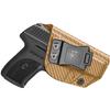 Amberide Ruger LC9/LC9s/LC380/EC9s IWB Holster,Kydex-Boltaron Inside Waistband Fit Ruger LC9 Series 9mm/.380,Secure Retention,Quick Draw,030 Cant view 1