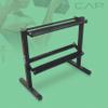 CAP Barbell RK-24D-2J 24 Dumbbell Storage Rack, Black view 2