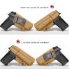 Amberide M&P 380 Shield EZ IWB Holster,Kydex-Boltaron Inside Waistband Fit S&W M&P 380 Shield EZ .380,Secure Retention,Quick Draw,030 Cant view 2