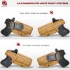 Amberide Glock 26/27/33 IWB Holster,Kydex-Boltaron Inside Waistband Fit Glock 26 27 33 Gen 15,Secure Retention,Quick Draw,030 Cant view 2