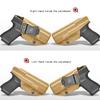 Amberide Glock 19 IWB Holster, Kydex-Boltaron Inside Waistband Holster for Glock 19/19X/44/45/23/32 Gen 15, Concealed Carry, Adjustable 030 Cant, Secure Retention, Low-Print Design view 2