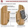 Amberide Glock 19 IWB Holster, Kydex-Boltaron Inside Waistband Holster for Glock 19/19X/44/45/23/32 Gen 15, Concealed Carry, Adjustable 030 Cant, Secure Retention, Low-Print Design view 4
