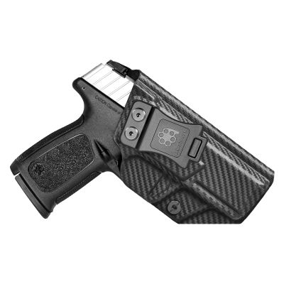 Amberide SD9VE/SD40VE IWB Holster,Tough KydexBoltaron Inside Waistband Holster for Smith&Wesson SD9VE & SD40VE 9mm/.40 Pistols,Defined Retention Click, 030Cant Adjustment, Built for Real EDC Use