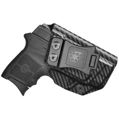 Amberide Bodyguard 380 IWB Holster, Kydex-Boltaron Inside Waistband Holster for S&W Bodyguard 380 .380 Auto Pistol (Non-Laser Model), Secure Retention, 030 Adjustable Cant