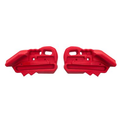 TRANGO Rock Prodigy Hangboard - Finger Training Board for Rock Climbing, Build Finger Strength, Home Training Board, Pivot Red