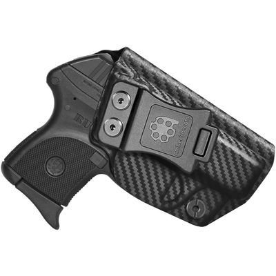 Amberide Ruger LCP .380 IWB Holster,Kydex-Boltaron Inside Waistband Fit Original Ruger LCP .380 Auto,Secure Retention,Quick Draw,030 Cant