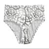 City Threads Girls Swim Brief Bottom UPF 50+ Rash Guard Bathing Suit Soft Comfortable Durable Made in USA, Leopard Monochrome, 16Y view 1