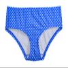 City Threads Girls Swim Brief Bottom UPF 50+ Rash Guard Bathing Suit Soft Comfortable Durable Made in USA, Blue with White Polka Dot, 16Y view 1