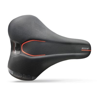 Selle Italia SLR Boost Kit Carbonio Road Bike Saddle - Comfortable Road Bicycle Seat for Men and Women, Black, Kit Carbon, 248 x 130mm