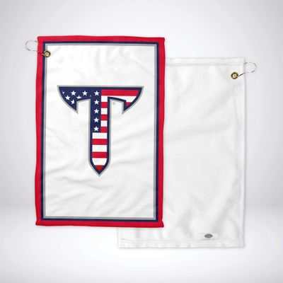 greeklife.store Troy University Golf Towel - Microfiber Towel 11" X 18" Size Face Towel and Sport Towel - This Microfiber Travel Towel Perfect for Schools, Sports, Gyms Golf Courses