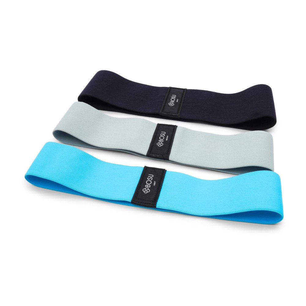Bosu Fabric Resistance Bands (3 Pack), Multi (72-6920)