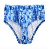 City Threads Girls Swim Brief Bottom UPF 50+ Rash Guard Bathing Suit Soft Comfortable Durable Made in USA, Water Cascade, 12Y view 1