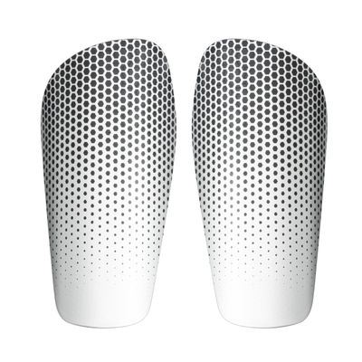 RIP-IT Womens Cut Black & Silver Slip-in Soccer Shin Guards - Large - Includes Hook-and-Loop Straps and Moisture Management Lined Padding