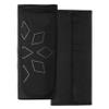 RIP-IT Womens Cut Black & Silver Slip-in Soccer Shin Guards - Large - Includes Hook-and-Loop Straps and Moisture Management Lined Padding view 4