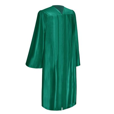 Endea Church Shiny Choir Robe (66 (6'9" - 6'11"), Emerald Green)