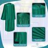 Endea Church Shiny Choir Robe (66 (6'9" - 6'11"), Emerald Green) view 3