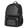 RIP-IT | Women's Pro Black & Silver Soccer Backpack with Padded Adjustable Straps | Ventilated Pockets, Water Resistant Bonnet, & Soccer Ball Compartment view 2
