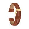 1302 18mm Women's Watch Bands, 20mm Women's Leather Watch Bands, Easy Interchangeable Watch Band, Quick Release, Gold Plated Buckle (Tan/Gold Buckle, 20mm) view 1