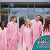 Endea Church Shiny Choir Robe (45 (5'0" - 5'2"), Pink) view 2