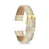 1302 18mm Women's Watch Bands, 20mm Women's Leather Watch Bands, Easy Interchangeable Watch Band, Quick Release, Gold Plated Buckle (Off White/Gold Buckle, 20mm) view 1