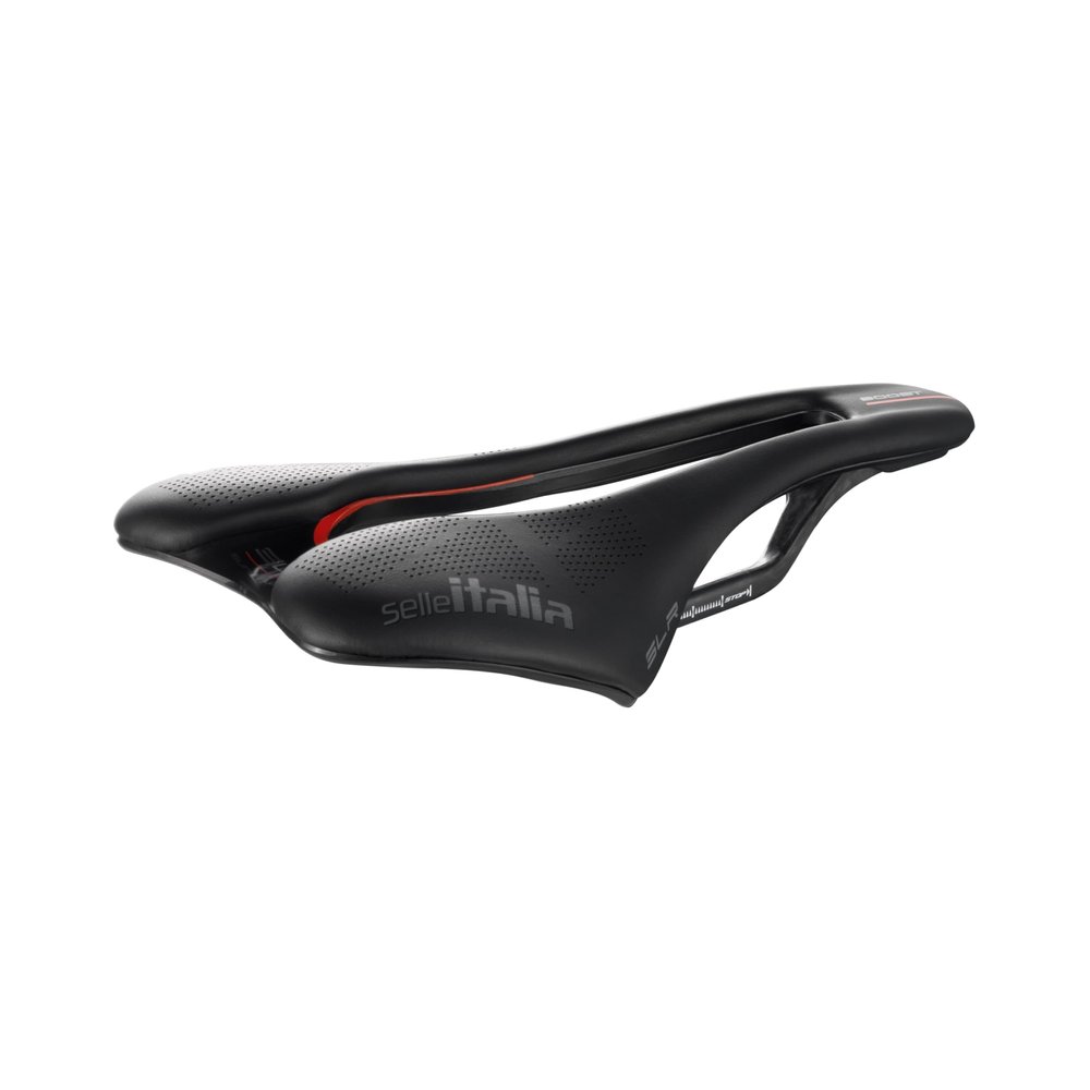 Selle Italia, SLR Boost Kit Carbonio Superflow, Saddle, 248 x 130mm, Unisex, 122g, Black