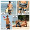 Kanu Surf Mens, Barracuda Swim Trunks (Regular & Extended Sizes), Mileage Navy/Orange, XX-Large view 2