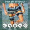 Kanu Surf Mens, Barracuda Swim Trunks (Regular & Extended Sizes), Mileage Navy/Orange, XX-Large view 3