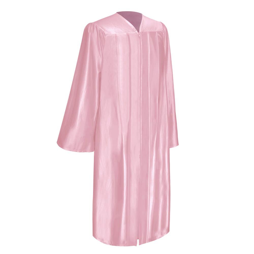 Endea Church Shiny Choir Robe (51 (5'6" - 5'8"), Pink)