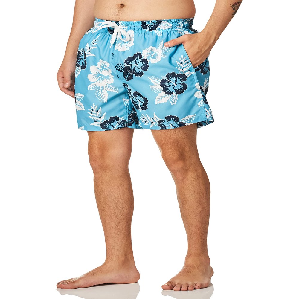 Kanu Surf Men's Havana Swim Trunks (Regular & Extended Sizes), Miami Aqua, X-Large