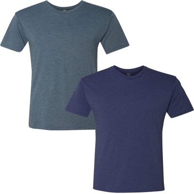 Next Level Premium 6010 Men's Tri-Blend Crew Premium Tee Pack of 2