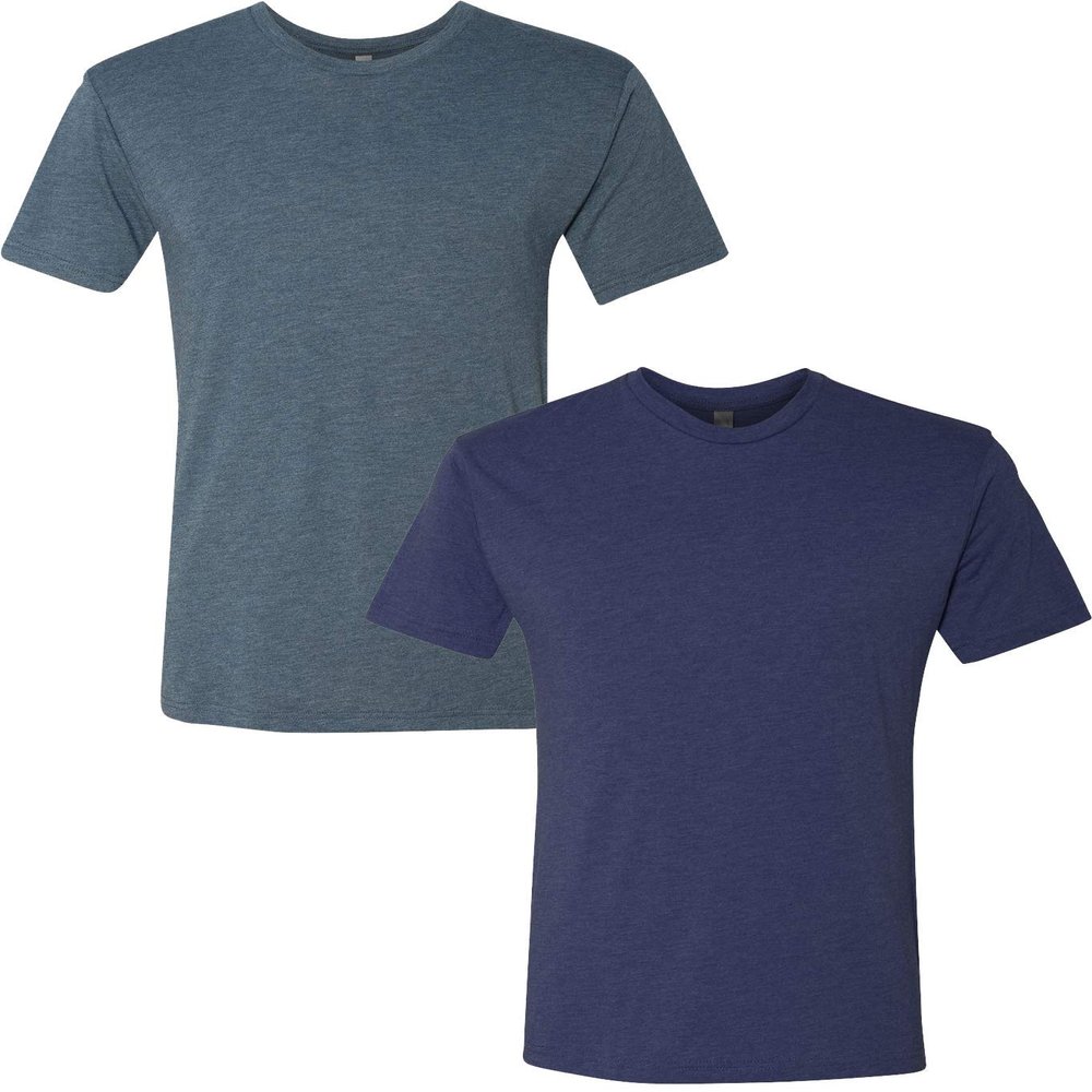 Next Level Premium 6010 Men's Tri-Blend Crew Premium Tee Pack of 2