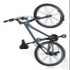 Schwinn Wall Mount Bike Hanger, Space Saving Vertical Garage Storage for Bicycle, Fits Up to 3 Inch Tire Width, Can Hold Up to 50 lbs., Hangs One Bike, Black view 3