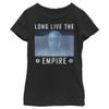 Star Wars Girl's Gideon Hologram Instructions T-Shirt Black, Large view 1