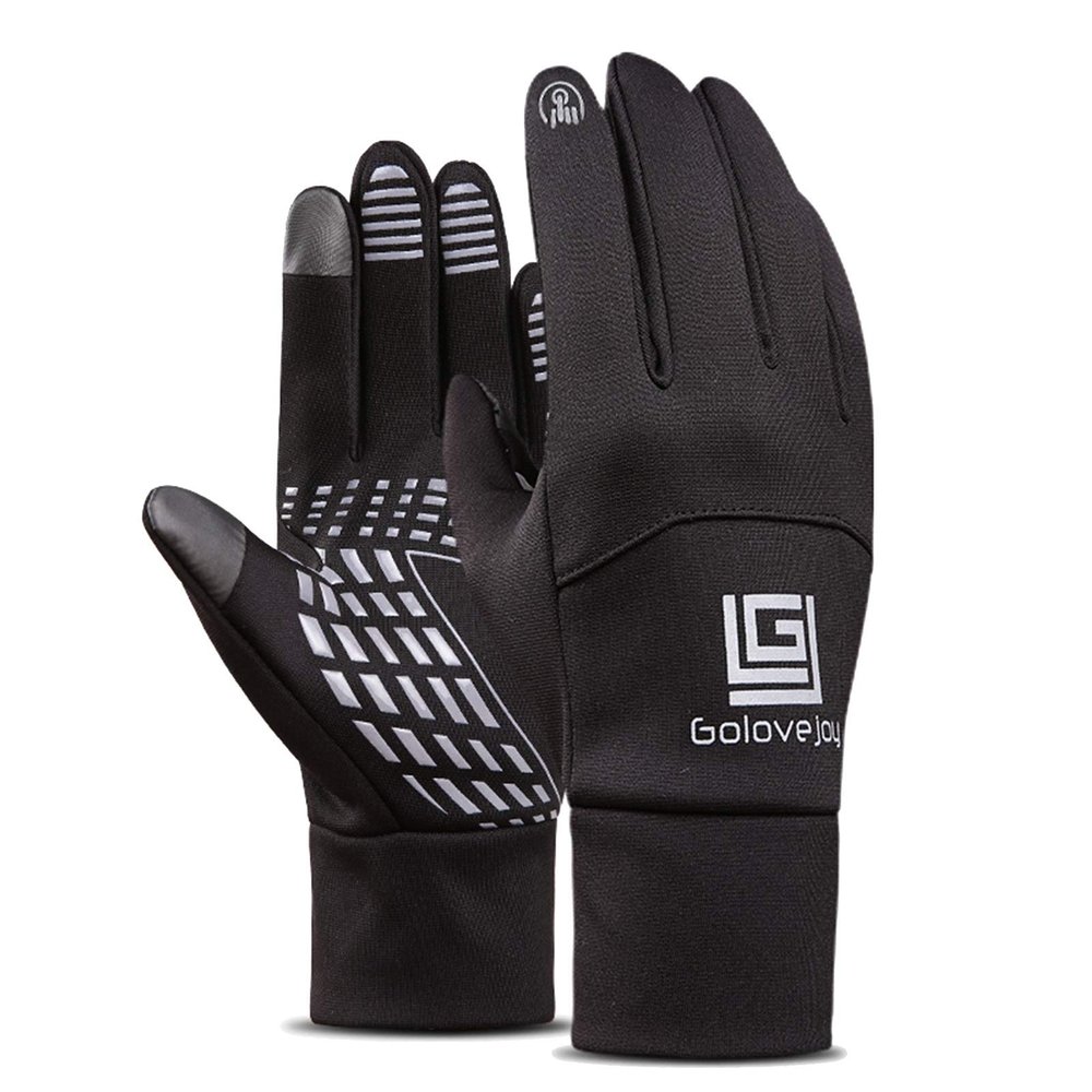 FUFU Gloves Men Winter Touch Screen Waterproof and Windproof Gloves, Warm, Soft, Comfortable, Running, Cycling