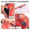 Kanu Surf Men's Infinite Swim Trunks (Regular & Extended Sizes), Paradise Coral, 4X view 4