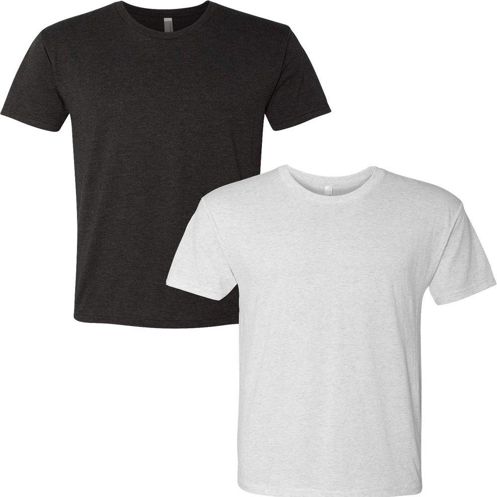 Next Level Premium 6010 Men's Tri-Blend Crew Premium Tee Pack of 2