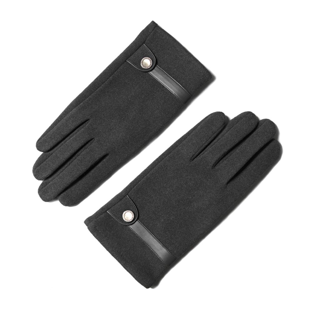 FUFU Gloves Touch Screen Knitted Gloves Winter Gloves Touch Screen Gloves Non-Slip Breathable (Color : Gray)