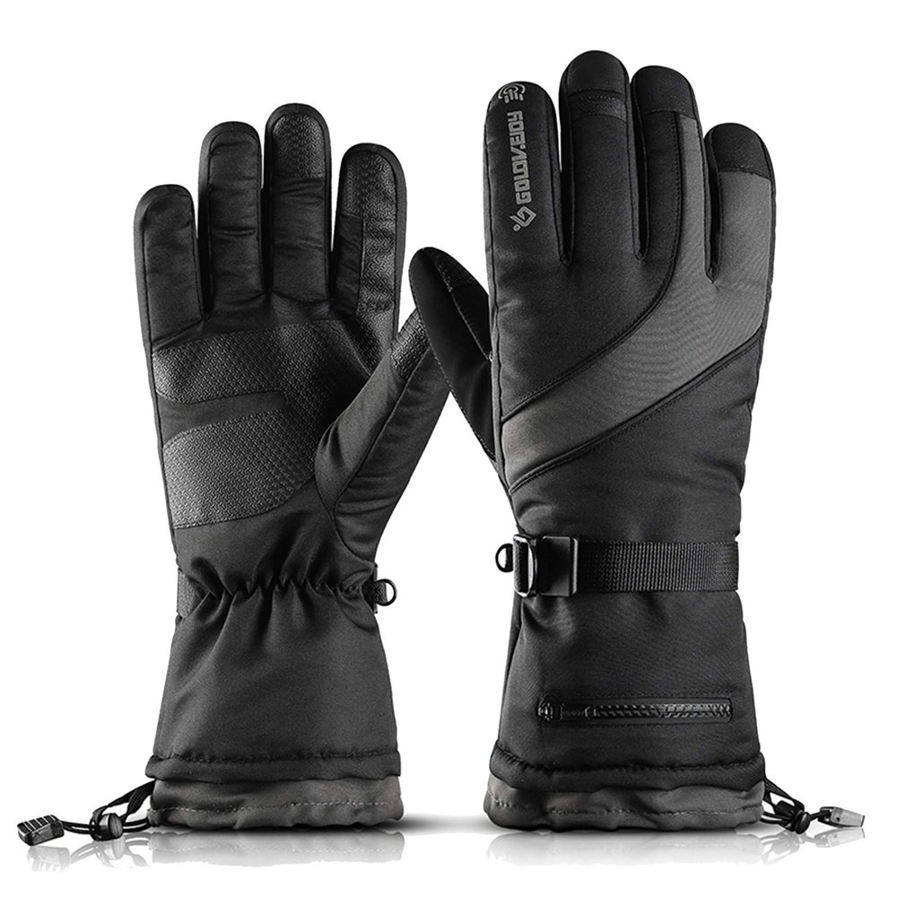 FUFU Gloves Winter Thermal Windproof Gloves, Touchscreen Gloves, for Cold Weather, Skiing Cycling, Running Hiking