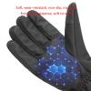 FUFU Gloves Winter Thermal Windproof Gloves, Touchscreen Gloves, for Cold Weather, Skiing Cycling, Running Hiking view 4