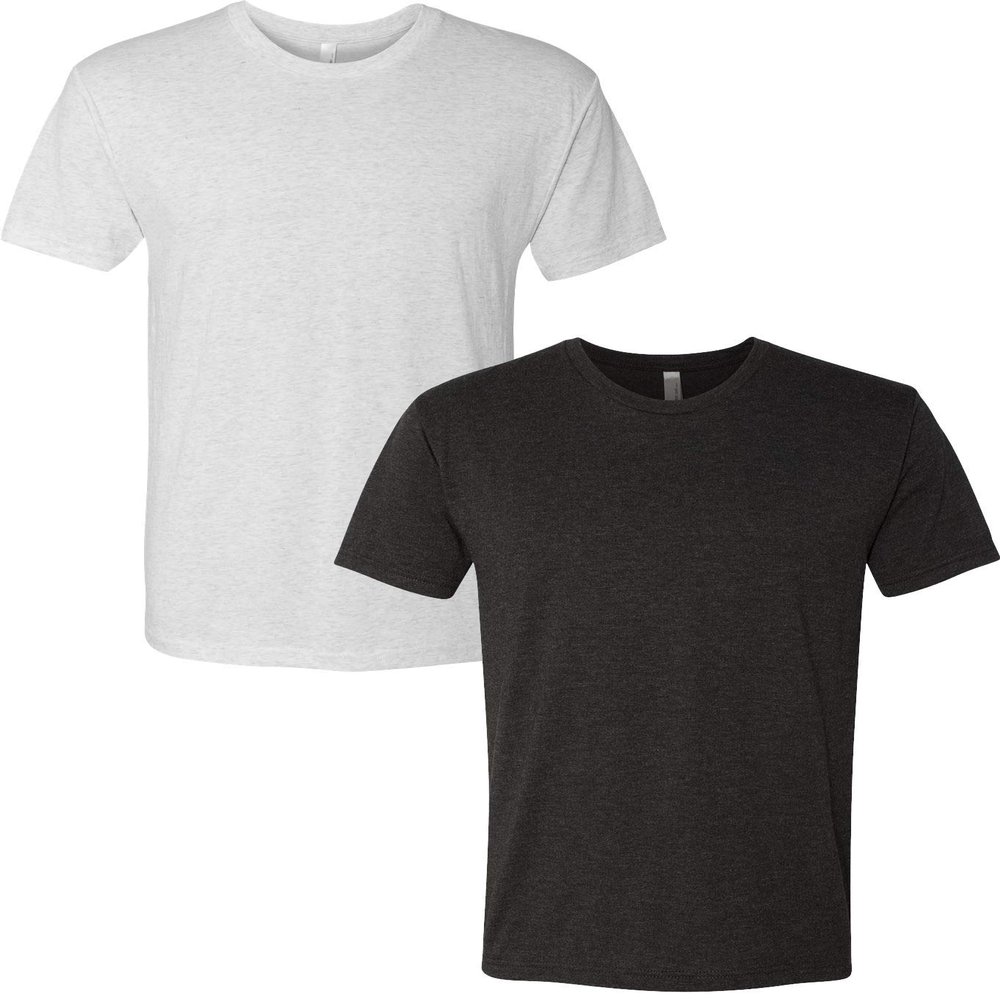 Next Level Premium 6010 Men's Tri-Blend Crew Premium Tee Pack of 2