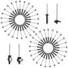 50 Set of 3/16" Long Grip Tri-Grip Rivets Tri-Fold Tri Bulb Mounting Rivet with Waterproof O Rings for Deep Water Installing Kayak Canoe and Boat Accessories etc view 1