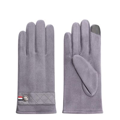 FUFU Gloves Winter Warm Gloves, Anti Slip Touch Screen Gloves Windproof Thermal Gloves Cold Weather Cycling Gloves (Color : B)
