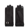 FUFU Gloves Winter Gloves Touch Screen Gloves Men Windproof Outdoor Driving Gloves (Color : Black) view 1