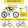 YIYIBYUS Baby Bicycle Seat Front Mounted Child Bike Seat with Handrail Toddler Child Safety Baby Carrier Seat Bike Carrier for Adult Bike Attachment Easy to Install and Remove Interactive US Stock view 2