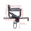 YIYIBYUS Baby Bicycle Seat Front Mounted Child Bike Seat with Handrail Toddler Child Safety Baby Carrier Seat Bike Carrier for Adult Bike Attachment Easy to Install and Remove Interactive US Stock view 3