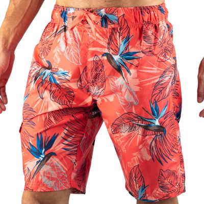 Kanu Surf Men's Infinite Swim Trunks (Regular & Extended Sizes), Paradise Coral, Medium