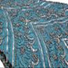 1920s Womens Flapper Dress Art Nouveau Great Gatsby Fringe Cocktail Dance Dress (Silver&Blue, 3X-Large) view 3